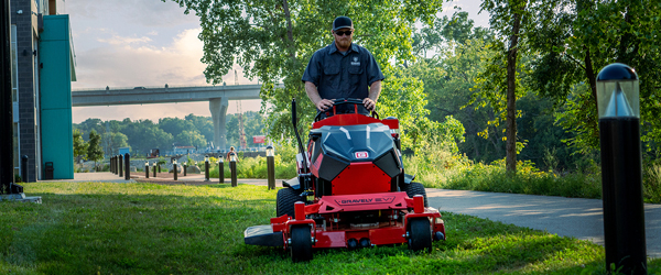 Gravely Pro-Stance EV zero-turn commercial-grade lawn mowers